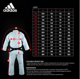 Adidas Judopak J650 Contest Wit/Rood & Wit/Zwart