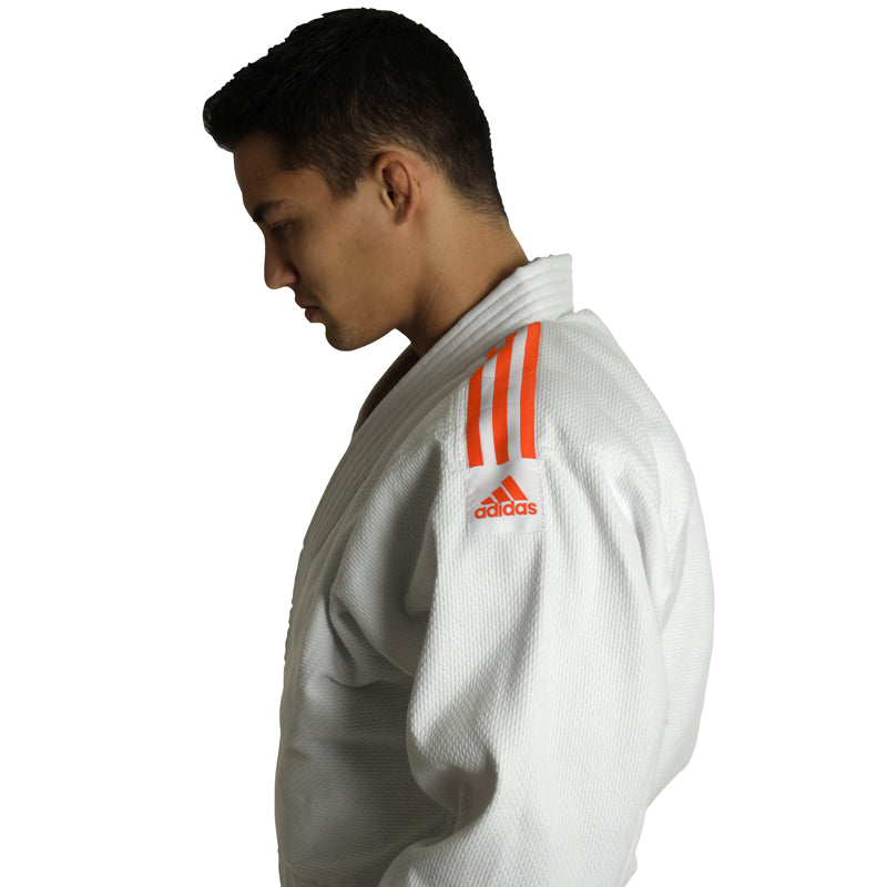 Adidas Judopak J350 Club (Wit/Oranje)